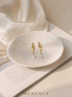 14K Yellow Gold Pear Lab-Grown Diamond Stud Earrings - 2.407 ct Total