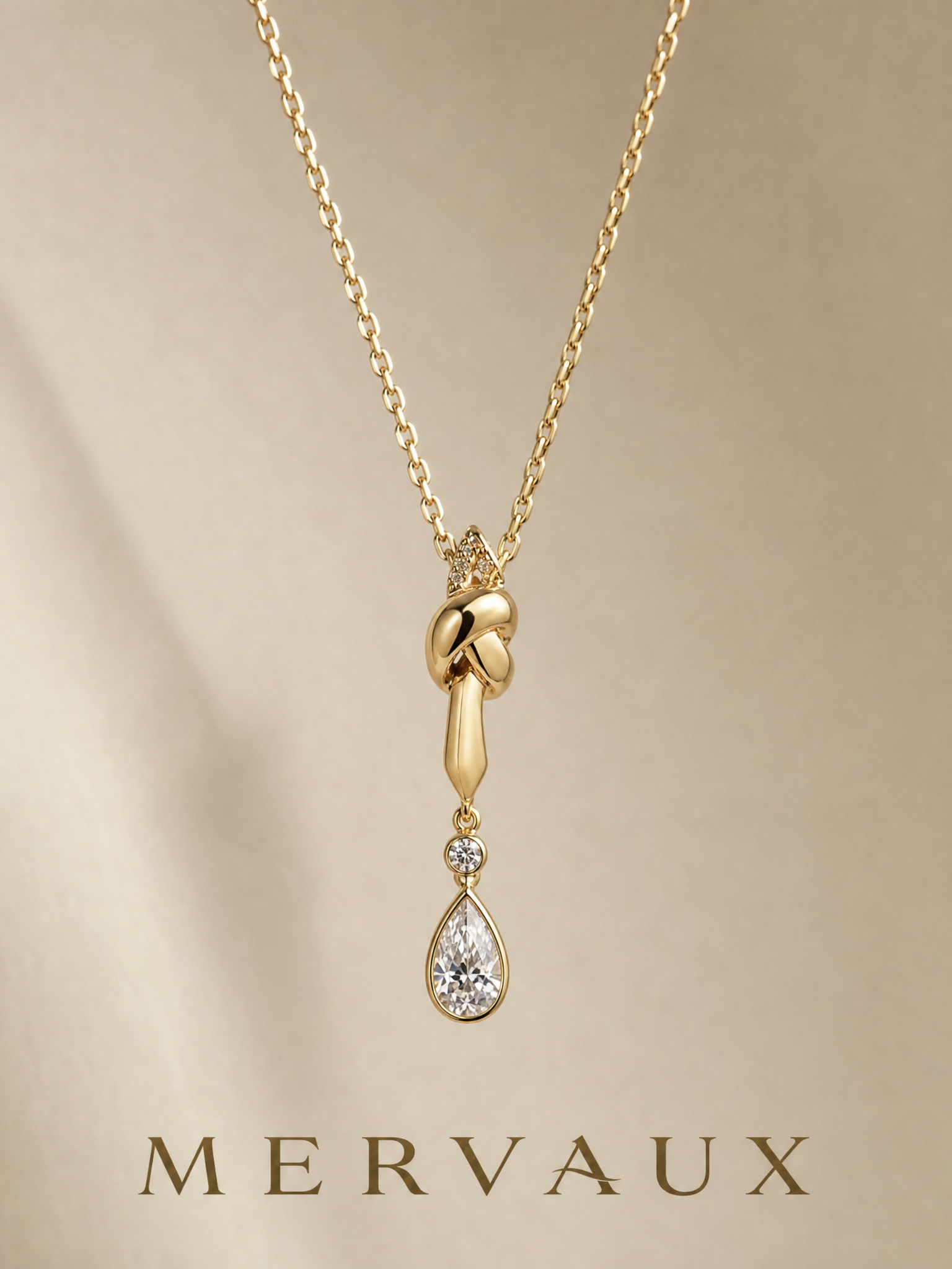 14K Yellow Gold Round Lab-Grown Diamond Necklace - 2.209 ct Total
