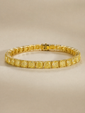18K Yellow Gold Lab-Grown Diamond Bracelet - 21.56 ct Total