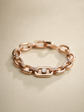 14K Rose Gold Round Lab-Grown Diamond Necklace - 1.188 ct Total