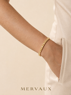 18K Yellow Gold Lab-Grown Diamond Bracelet - 21.56 ct Total