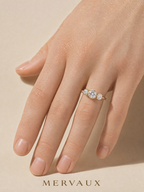 14K Two-Tone Gold Lab-Grown Diamond Ring - 1.524 ct Total