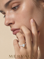 Platinum 950 Oval Brilliant Lab-Grown Diamond Ring - 1.22 ct Total