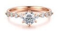 18K Rose Gold Round Brilliant Lab-Grown Diamond Ring - 1.474 ct Total