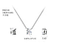 14K White Gold Oval Modified Brilliant Lab-Grown Diamond Necklace - 1.52 ct Total
