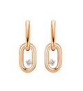 14K Rose Gold Lab-Grown Diamond Stud Earrings - 0.633 ct Total