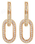14K Rose Gold Lab-Grown Diamond Stud Earrings - 1.006 ct Total
