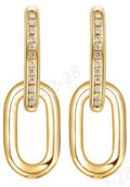 14K Rose Gold Lab-Grown Diamond Stud Earrings - 0.294 ct Total