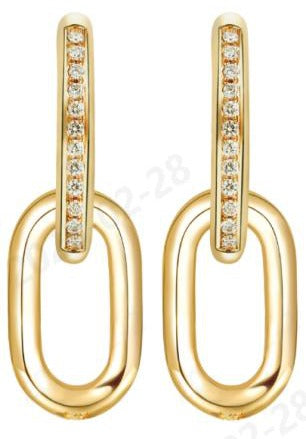 14K Rose Gold Lab-Grown Diamond Stud Earrings - 0.294 ct Total