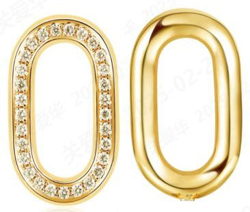 14K Gold Lab-Grown Diamond Stud Earrings - 0.35 ct Total