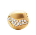 14K Yellow Gold Round Lab-Grown Diamond Necklace - 0.357 ct Total