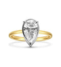 14K Two-Tone Gold Lab-Grown Diamond Ring - 1.01 ct Total · 6992000138