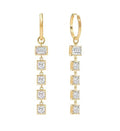 14K Yellow Gold Lab-Grown Diamond Stud Earrings - 3.166 ct Total