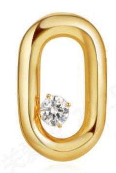 14K Yellow Gold Lab-Grown Diamond Pendant - 0.333 ct Total