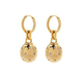 14K Yellow Gold Round Lab-Grown Diamond Stud Earrings - 0.265 ct Total