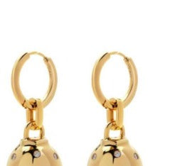 14K Yellow Gold Round Lab-Grown Diamond Stud Earrings - 0.54 ct Total