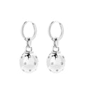 14K White Gold Round Lab-Grown Diamond Stud Earrings - 0.317 ct Total
