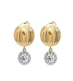 14K Two-Tone Gold Round Lab-Grown Diamond Stud Earrings - 1.322 ct Tot