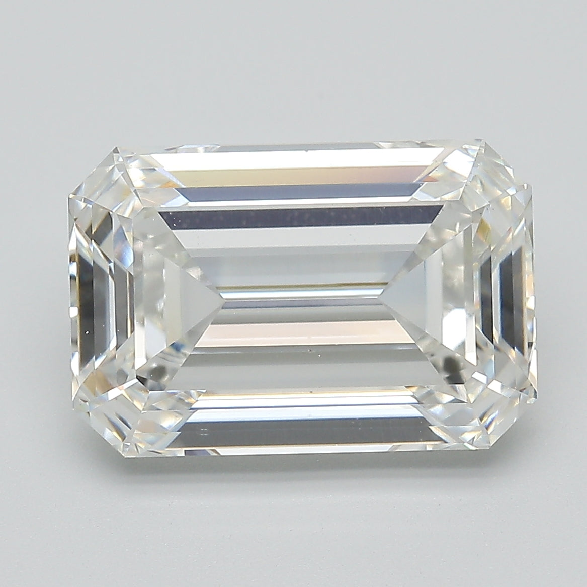 7.26 ct emerald cut lab grown diamond, G color VVS2, IGI certified loose stone