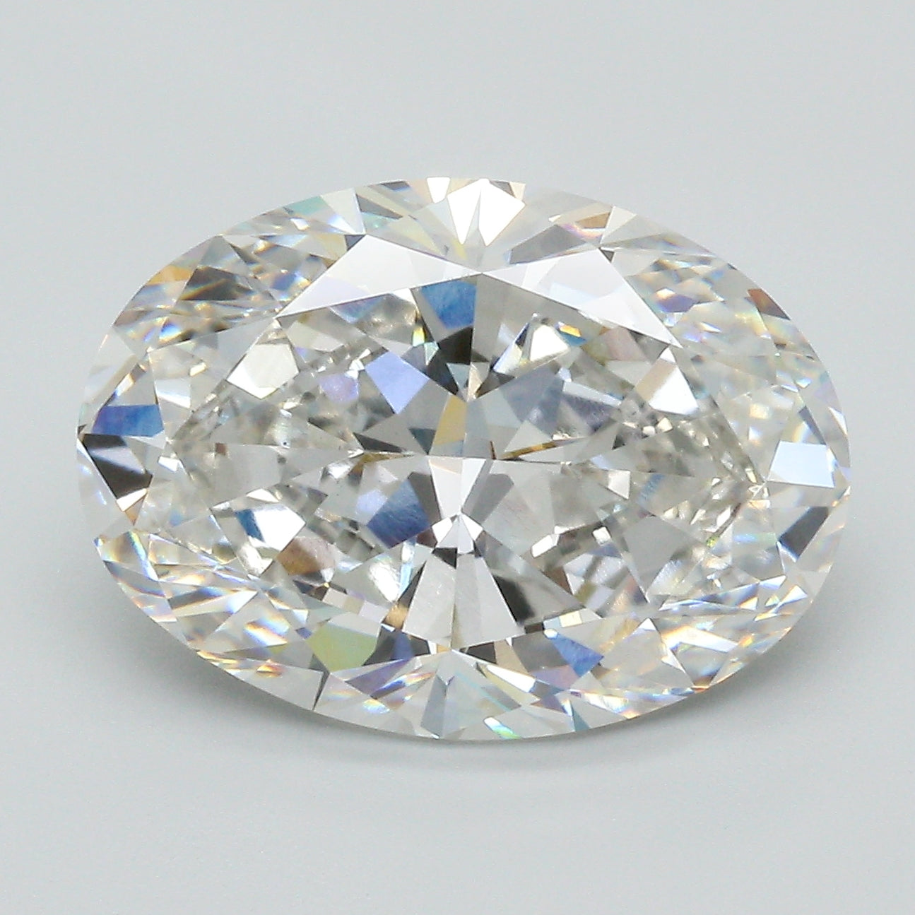 7.62 ct oval brilliant lab grown diamond, G color VS1, IGI certified loose stone