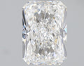 1.56 ct radiant cut lab grown diamond, E color VVS2, IGI certified loose stone
