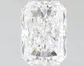 1.58 ct radiant cut lab grown diamond, D color VVS2, IGI certified loose stone