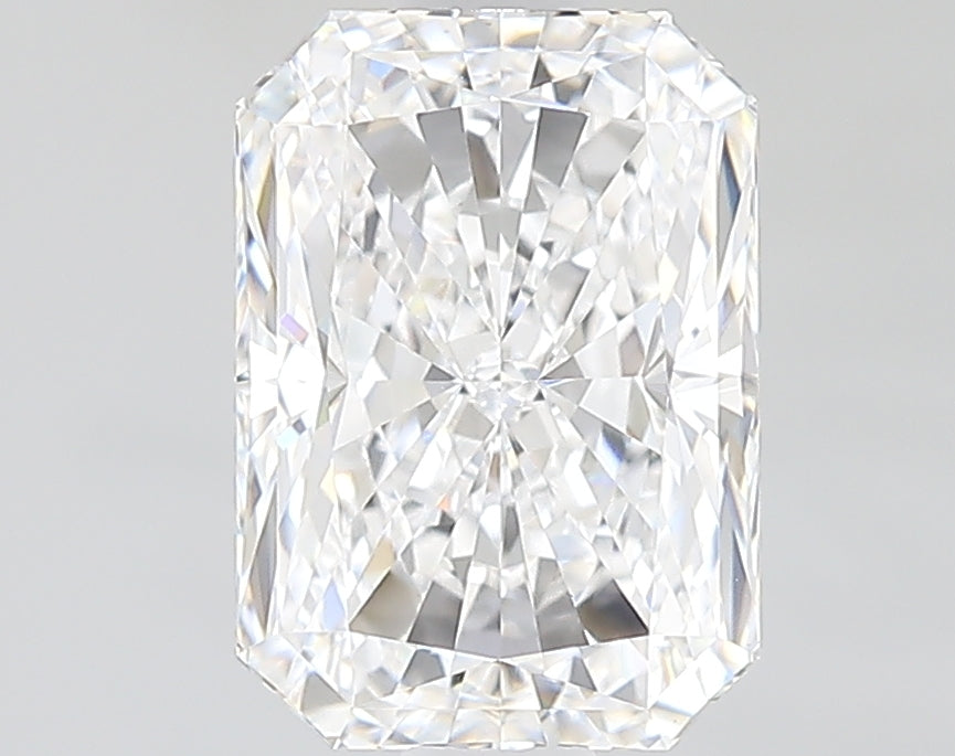 1.58 ct radiant cut lab grown diamond, D color VVS2, IGI certified loose stone